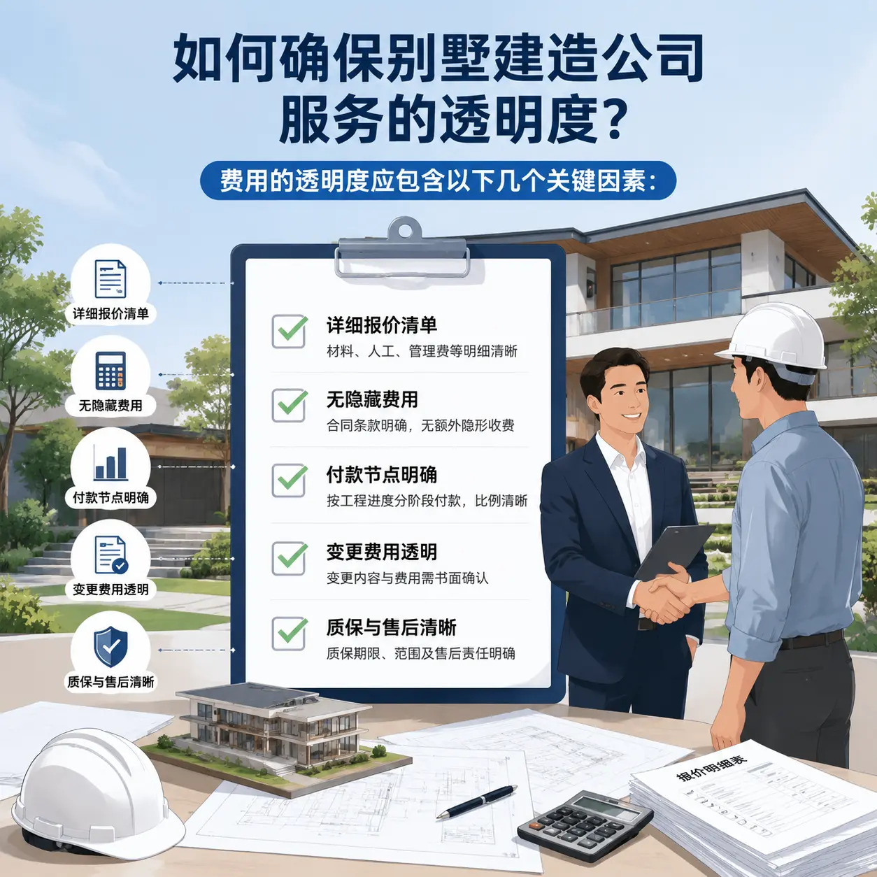在 望谟 如何确保别墅建造公司服务的透明度?