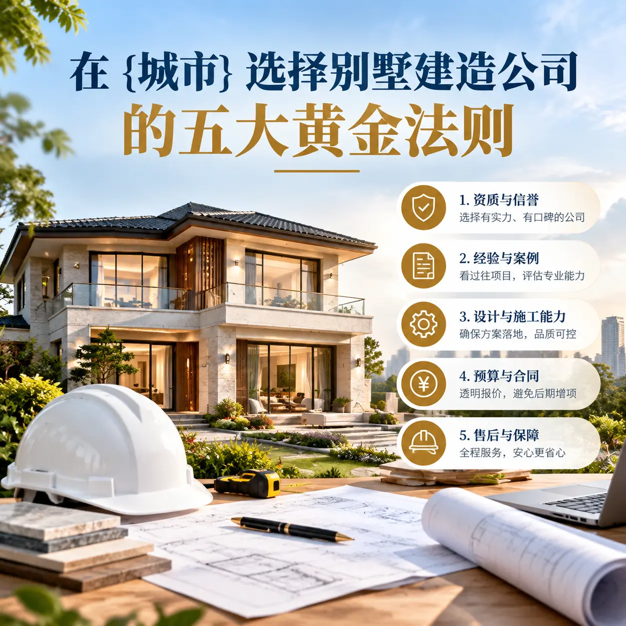 在 望谟 选择别墅建造公司的五大黄金法则