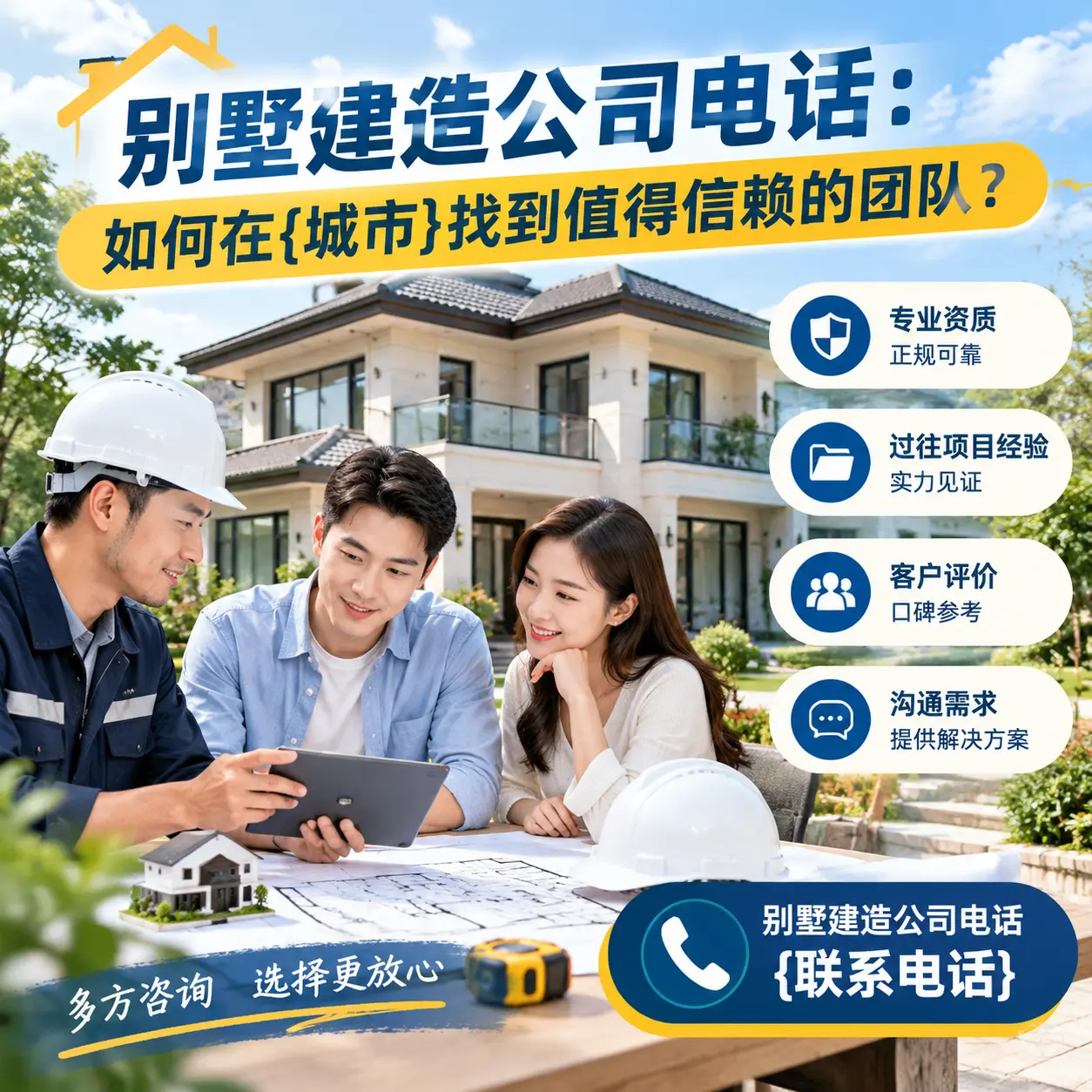 别墅建造公司电话：如何在望谟找到值得信赖的团队？