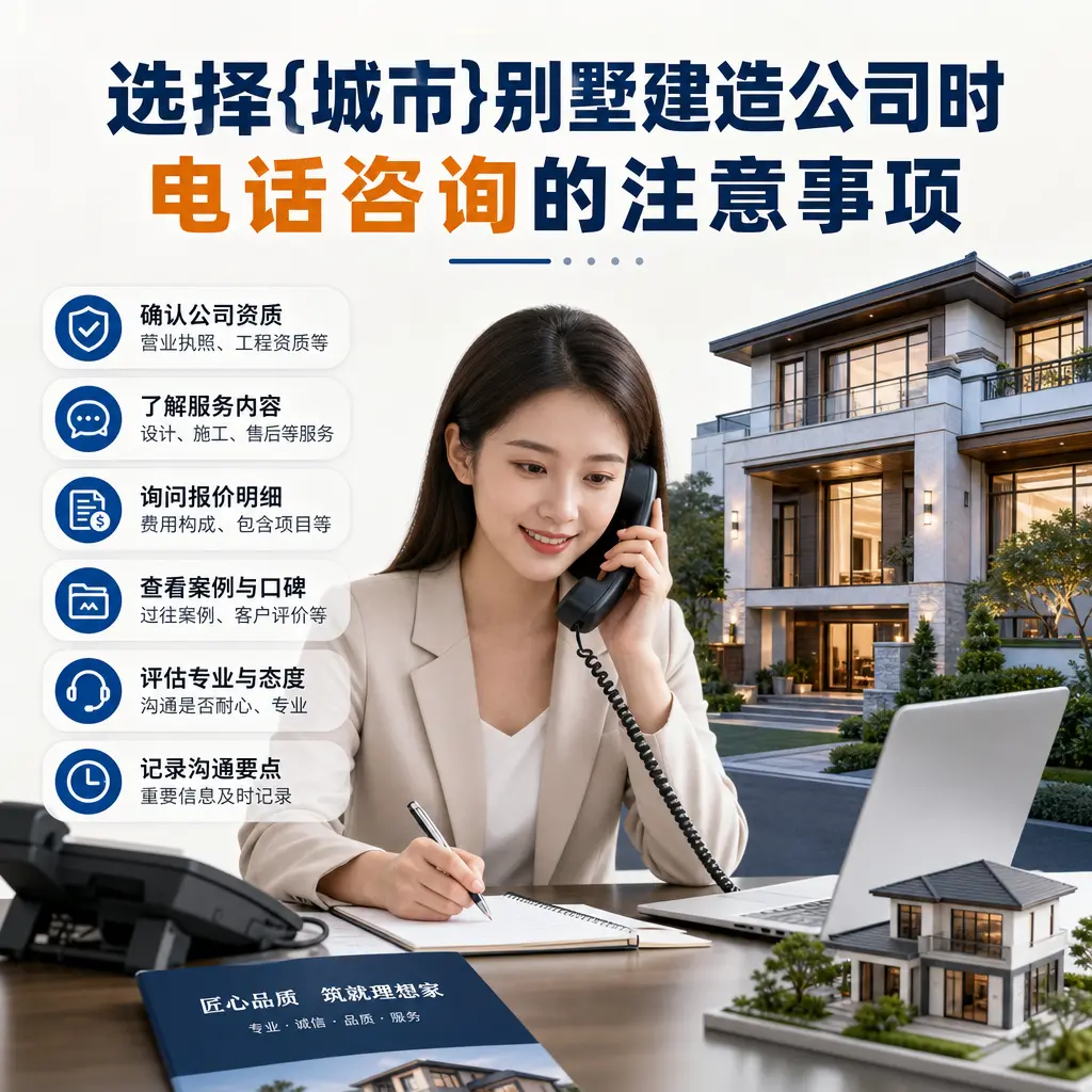 选择望谟别墅建造公司时,电话咨询的注意事项