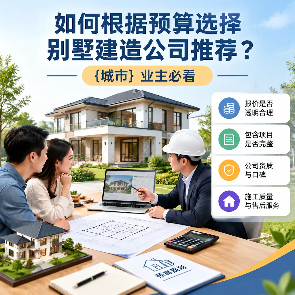 如何根据预算选择别墅建造公司推荐? 望谟 业主必看