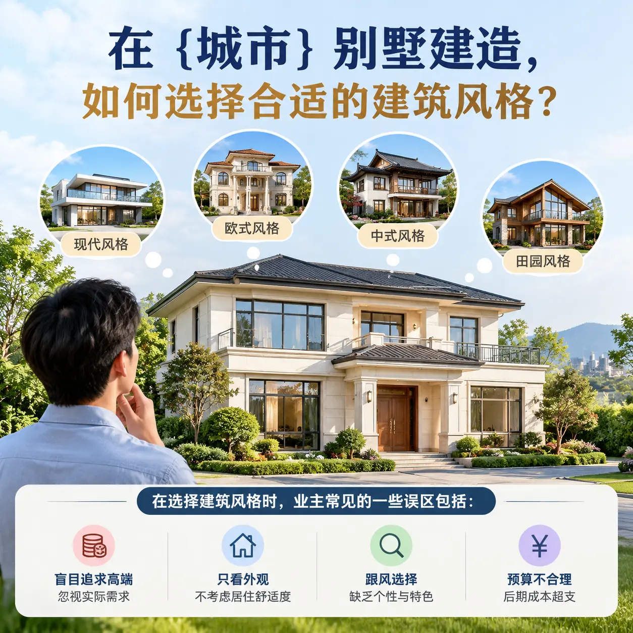 在 望谟 别墅建造,如何选择合适的建筑风格?
