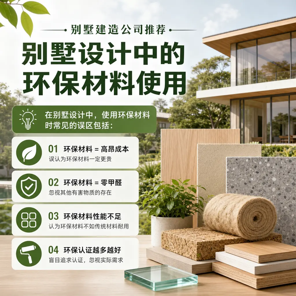 别墅建造公司推荐： 望谟 别墅设计中的环保材料使用